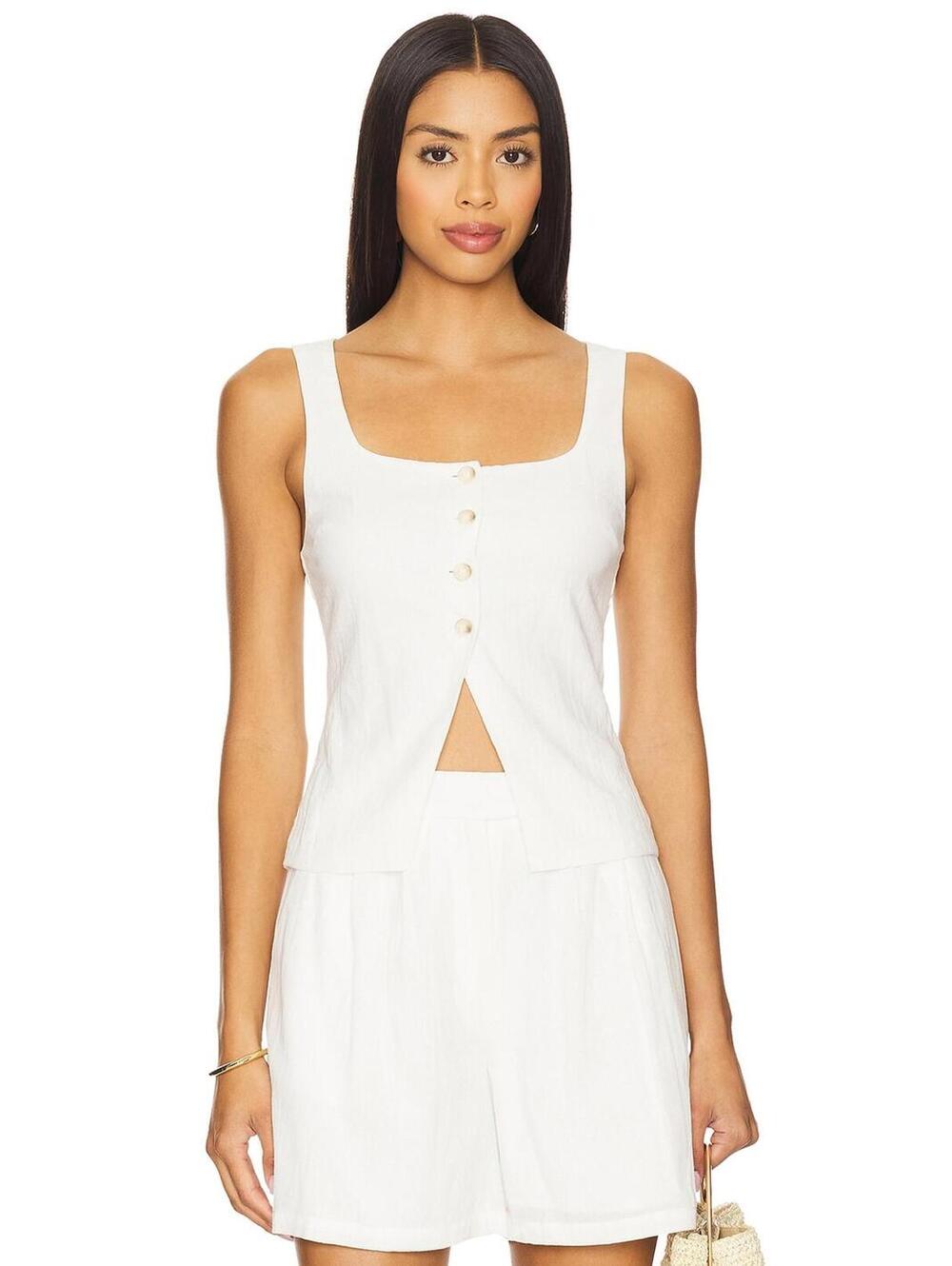ALL THE WAYS Katy Top in White